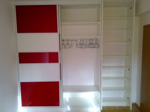 Plakar sa kliznim vratima - Lacobel