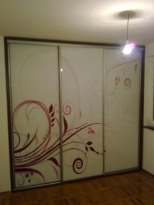 Plakar sa kliznim vratima - Foto tapeta