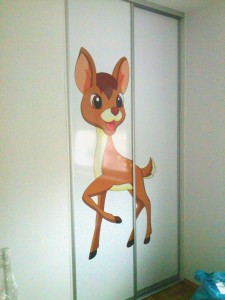 Plakar sa kliznim vratima - Foto tapeta