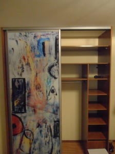 Plakar sa kliznim vratima - Foto tapeta